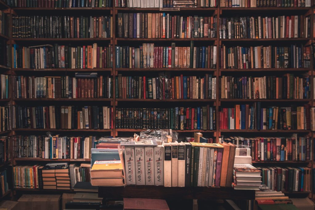 library with books